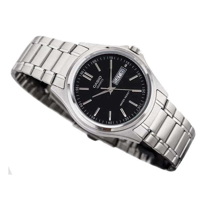 Casio MTP-1239D-1ADF Silver Stainless Steel Strap Watch for Men