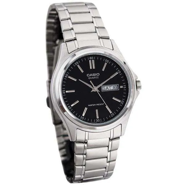 Casio MTP-1239D-1ADF Silver Stainless Steel Strap Watch for Men