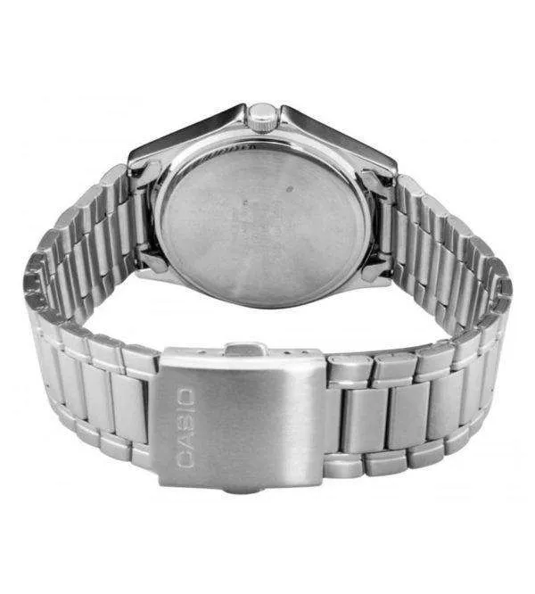 Casio MTP-1239D-1ADF Silver Stainless Steel Strap Watch for Men