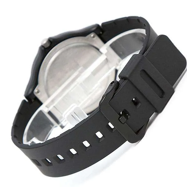 Casio MW-240-2BVDF Black Resin Strap Watch for Men