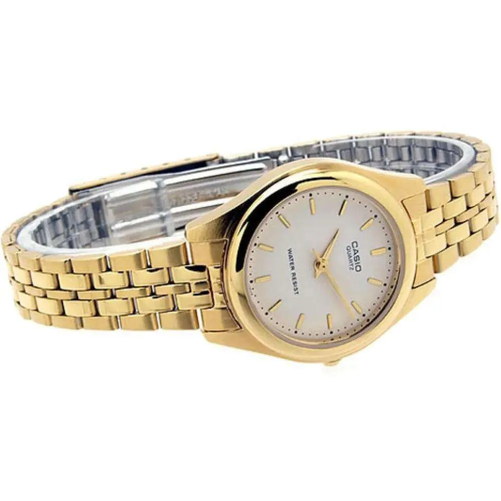 Casio Vintage LTP-1129N-7ARDF Gold Stainless Watch for Women