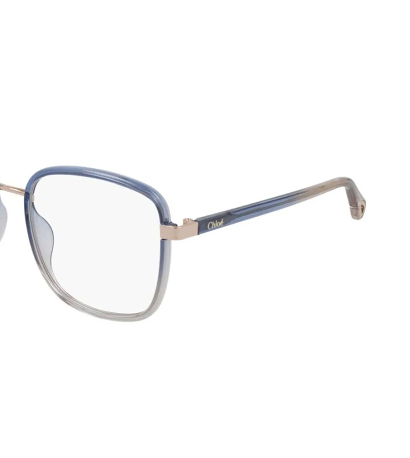 Chloe Women's Blue Square Optical Frame