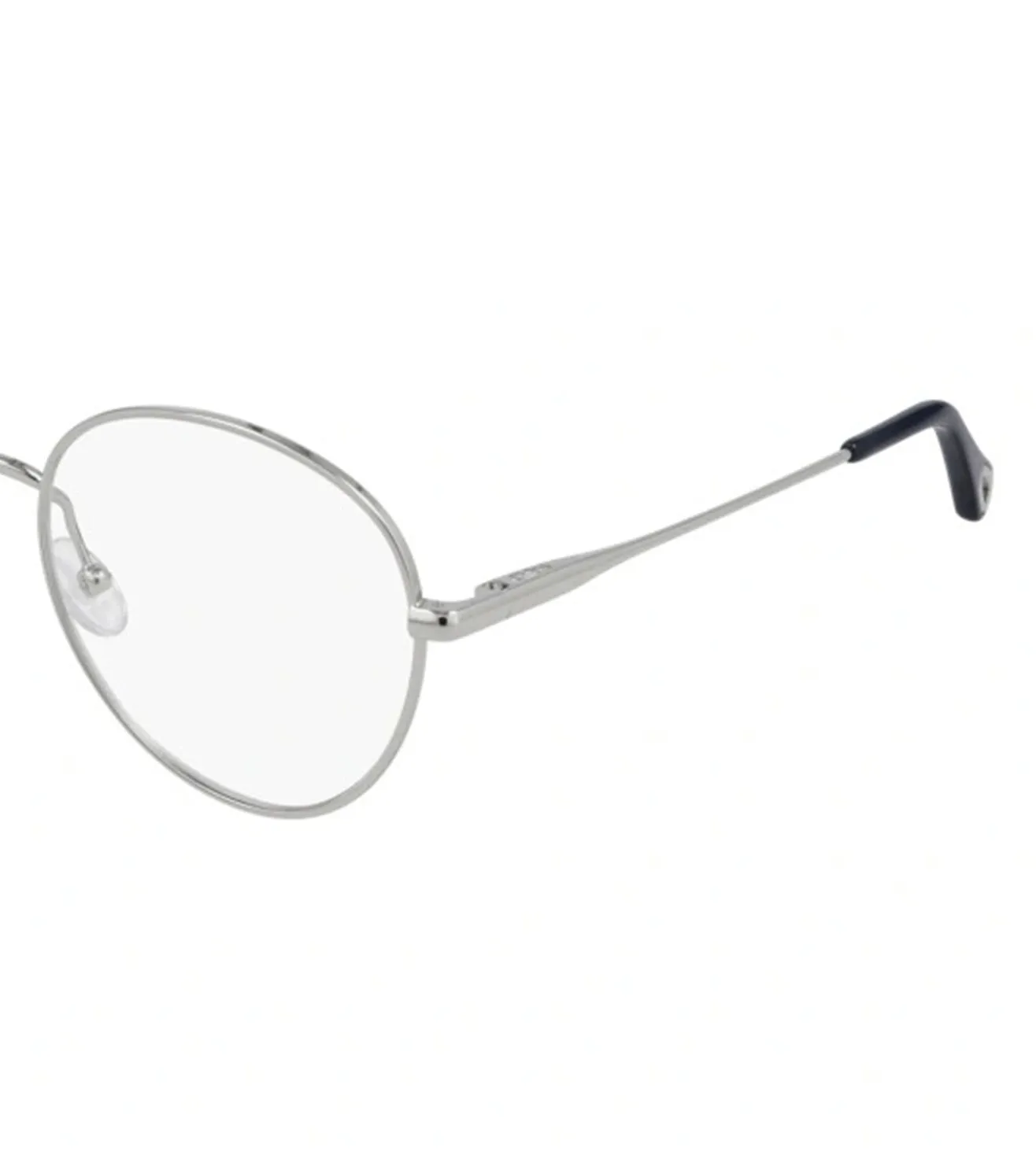 Chloe Women's Silver Round Optical Frame