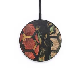 Circle Wood Resin Wireless Charger - Alice (Pattern, 695748)