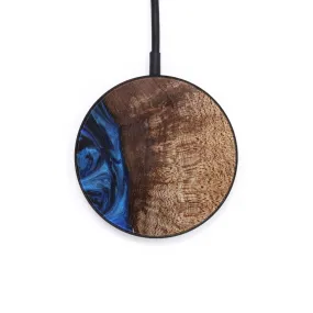 Circle Wood Resin Wireless Charger - Bert (Blue, 621495)