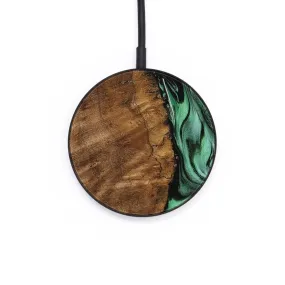 Circle Wood Wireless Charger - Masood (Green, 742255)