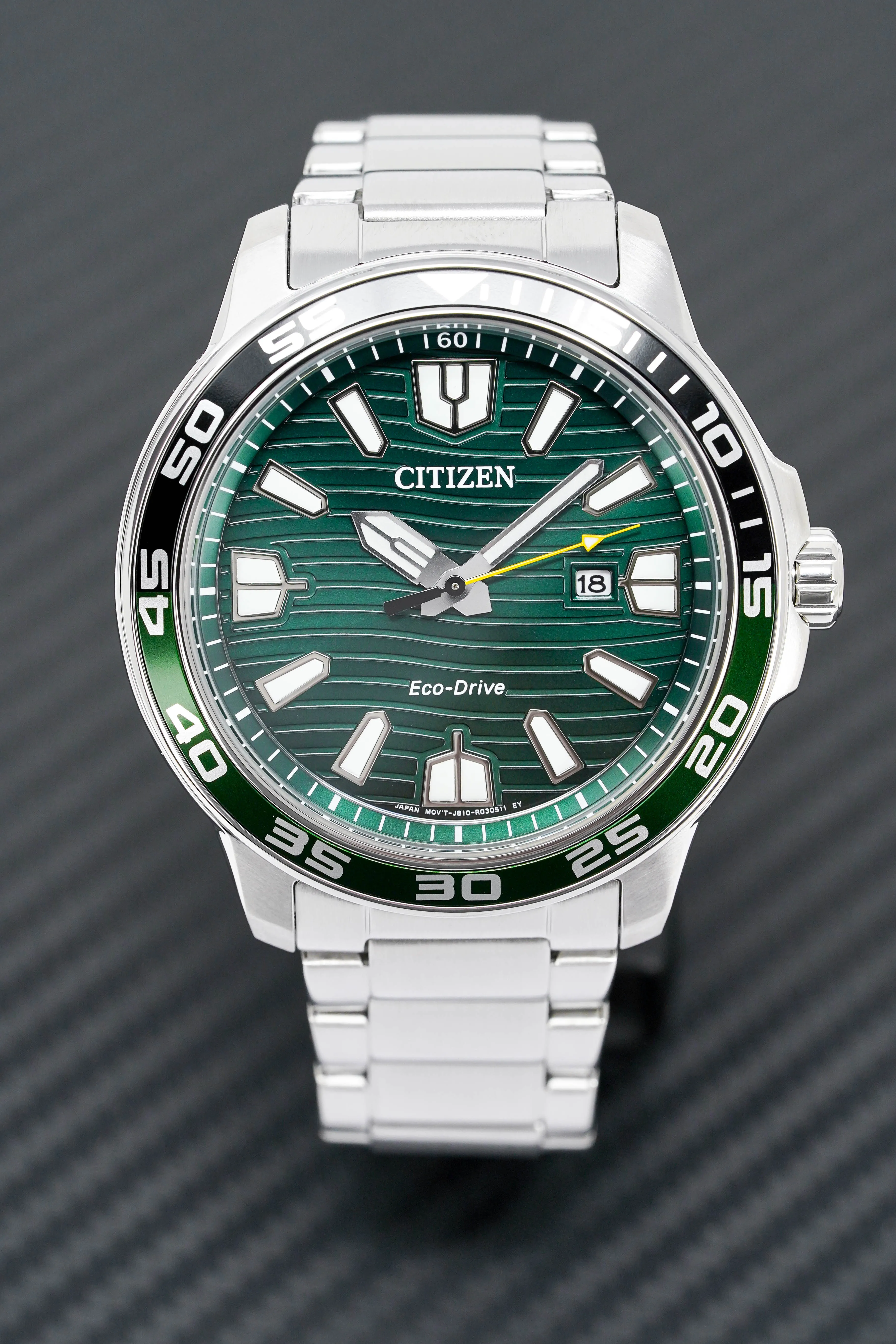 Citizen Men's Watch Eco-Drive Marine Green AW1526-89X