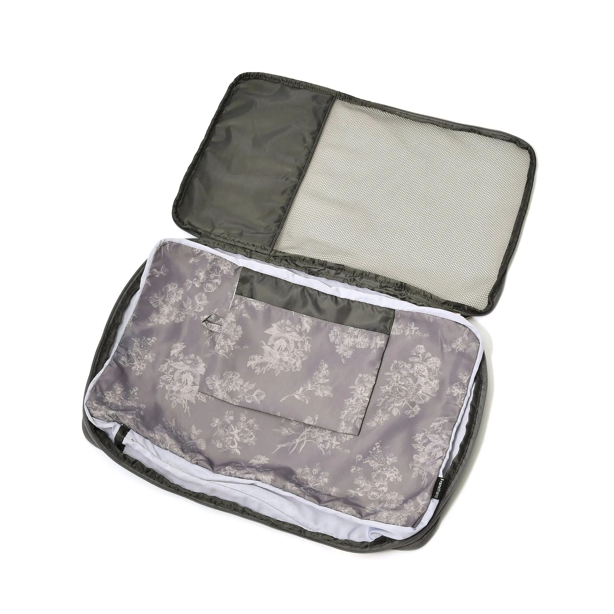 Classic Flower Compression Organizer M Dark Grey