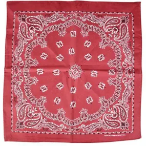 classic western red bandana Case of 288