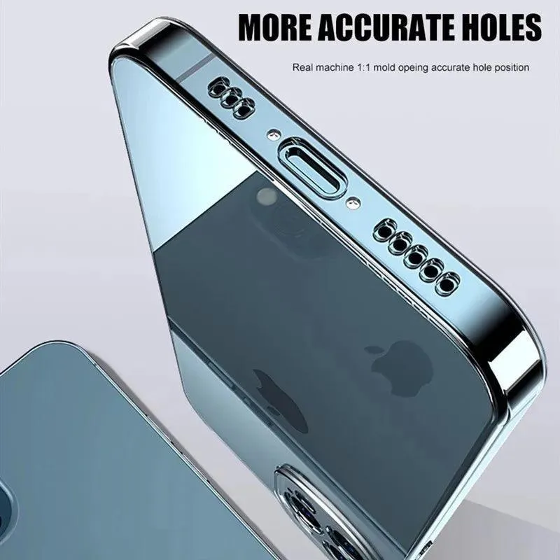 Clear Silicone Phone Case: Sleek & Durable Cover for iPhone - Everyday Protection