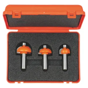 CMT 3 Piece Cove Router Bit Sets Carbide Tipped