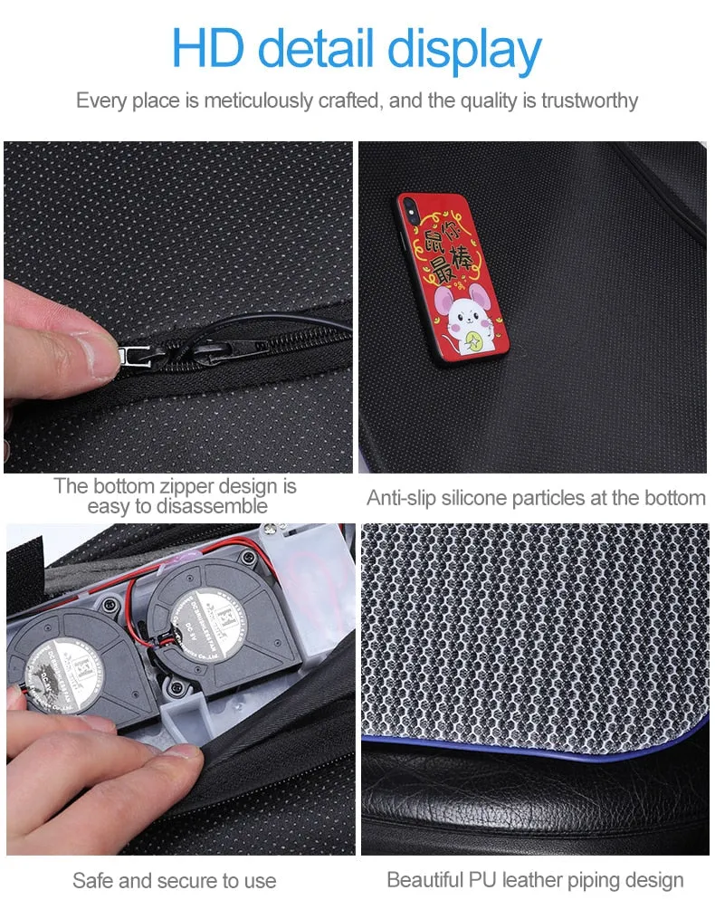 Cooling Fan Car Seat Cushion Pad