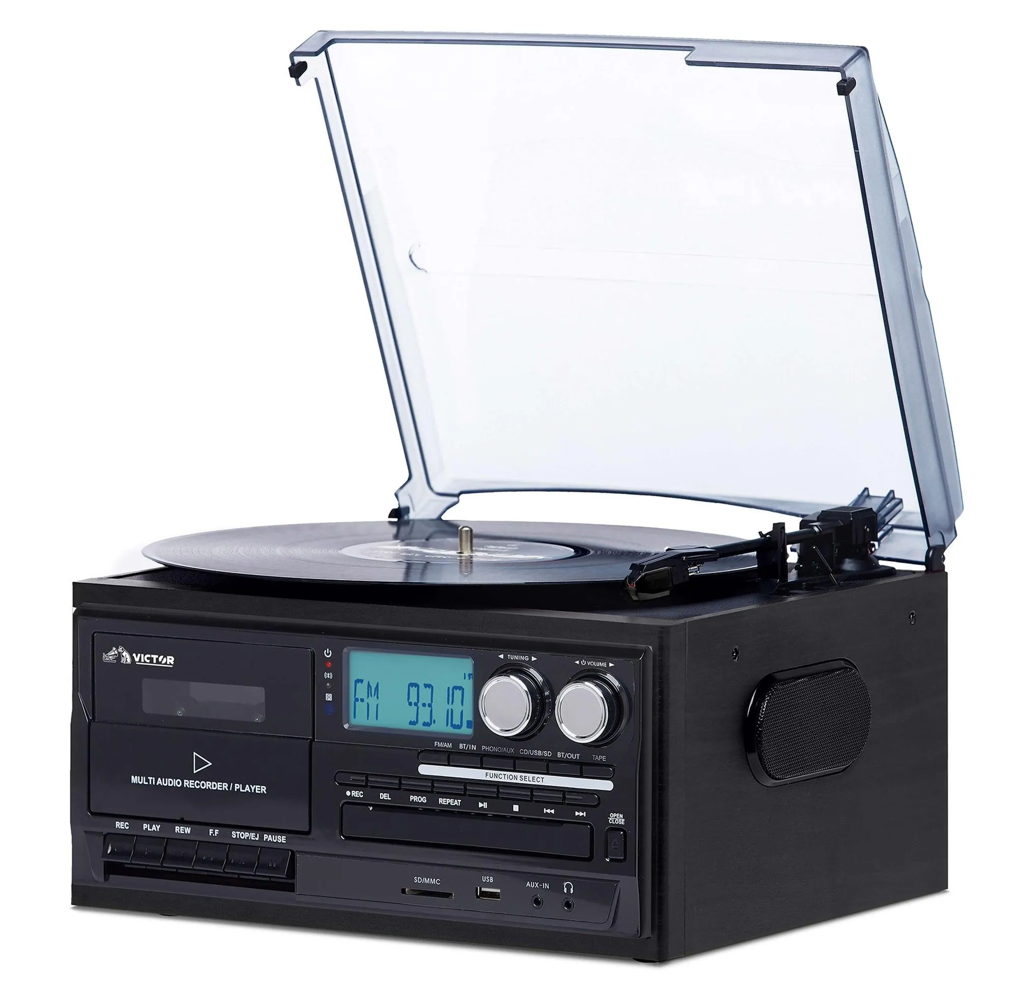 Cosmopolitan 8-in-1 Turntable Music Center