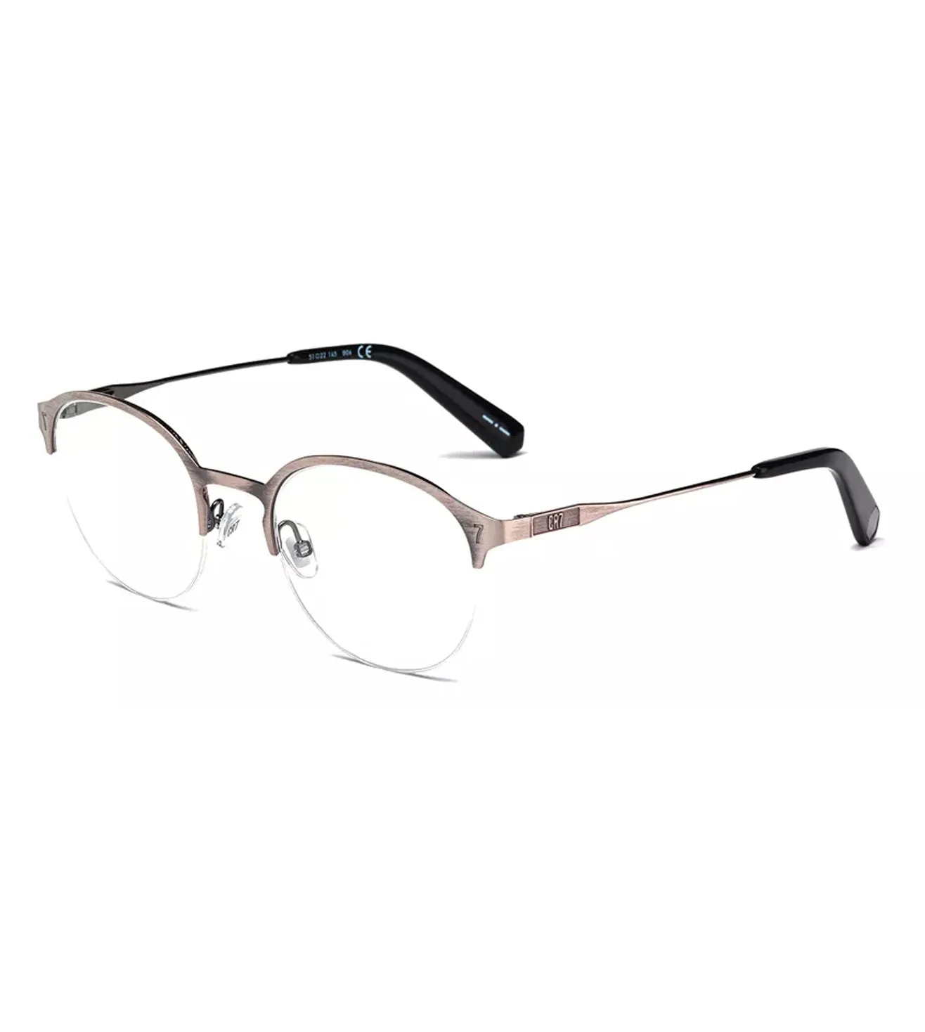 CR7 Unisex Grey Round Optical Frames