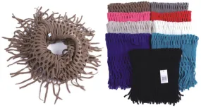 crochet scarves - solid colors Case of 144