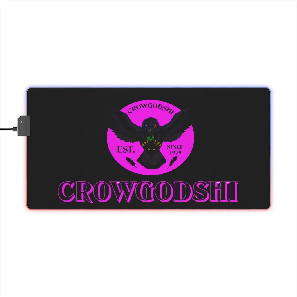 Crowgodshi LED Mouse Pad, PINK