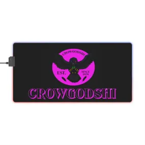 Crowgodshi LED Mouse Pad, PINK