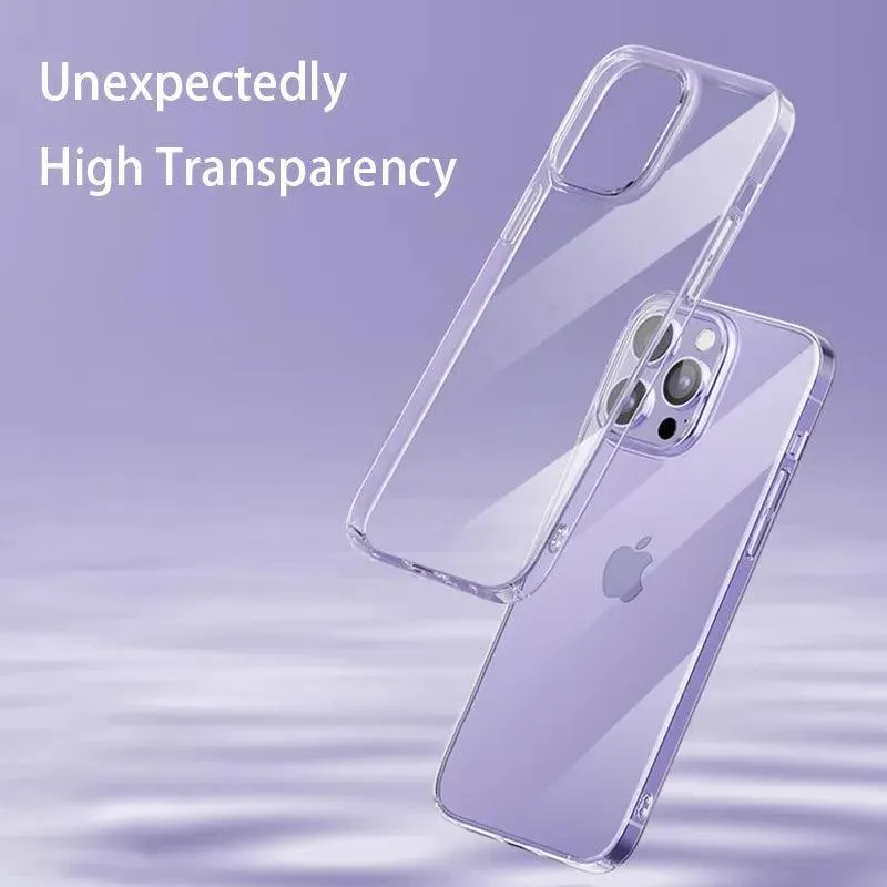 Crystal Clear Soft TPU Silicone iPhone Case - Ultimate Protection for Various iPhone Models