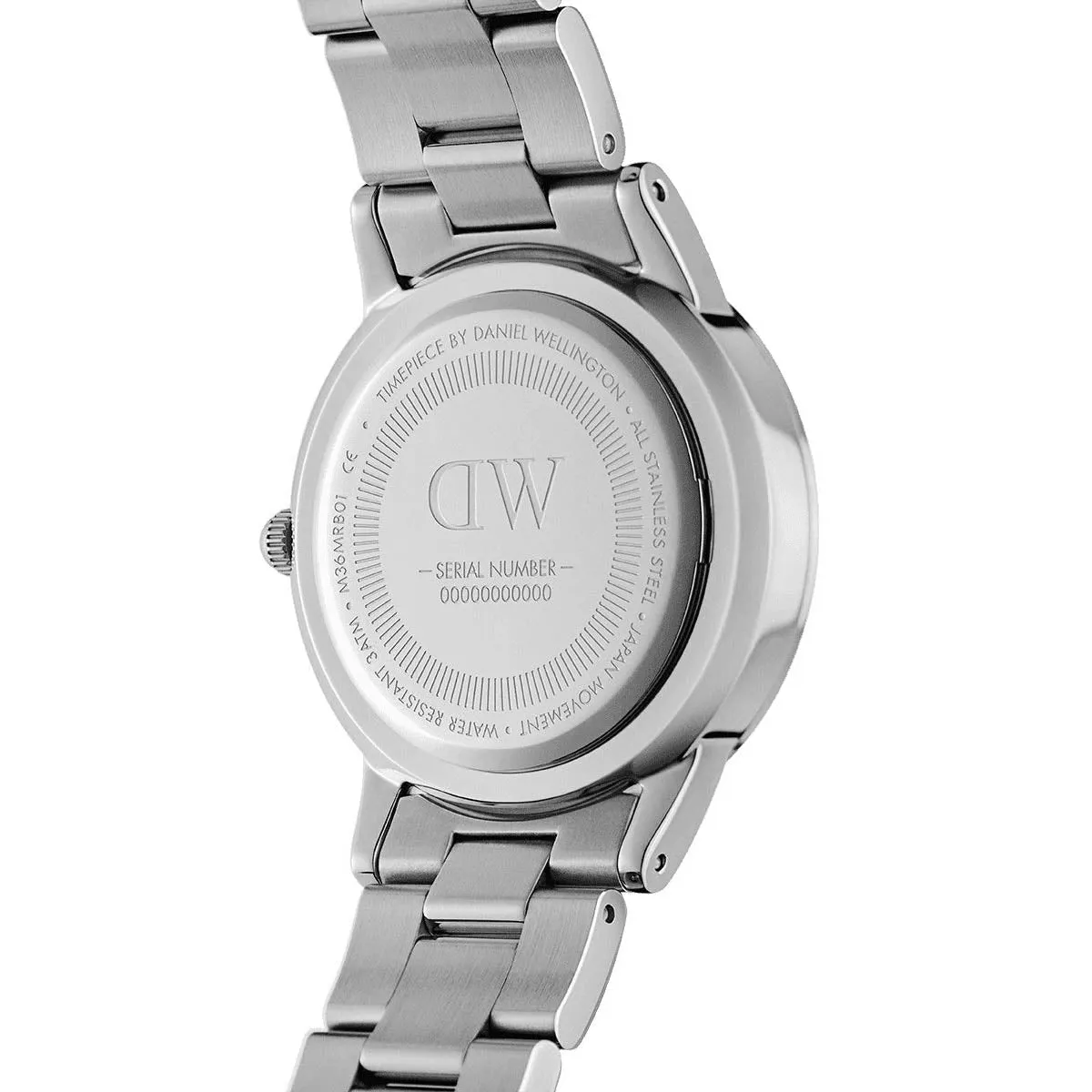 Daniel Wellington Iconic Link  Ladies Silver Watch DW00100540