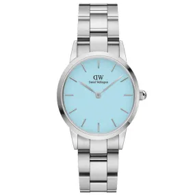 Daniel Wellington Iconic Link  Ladies Silver Watch DW00100540