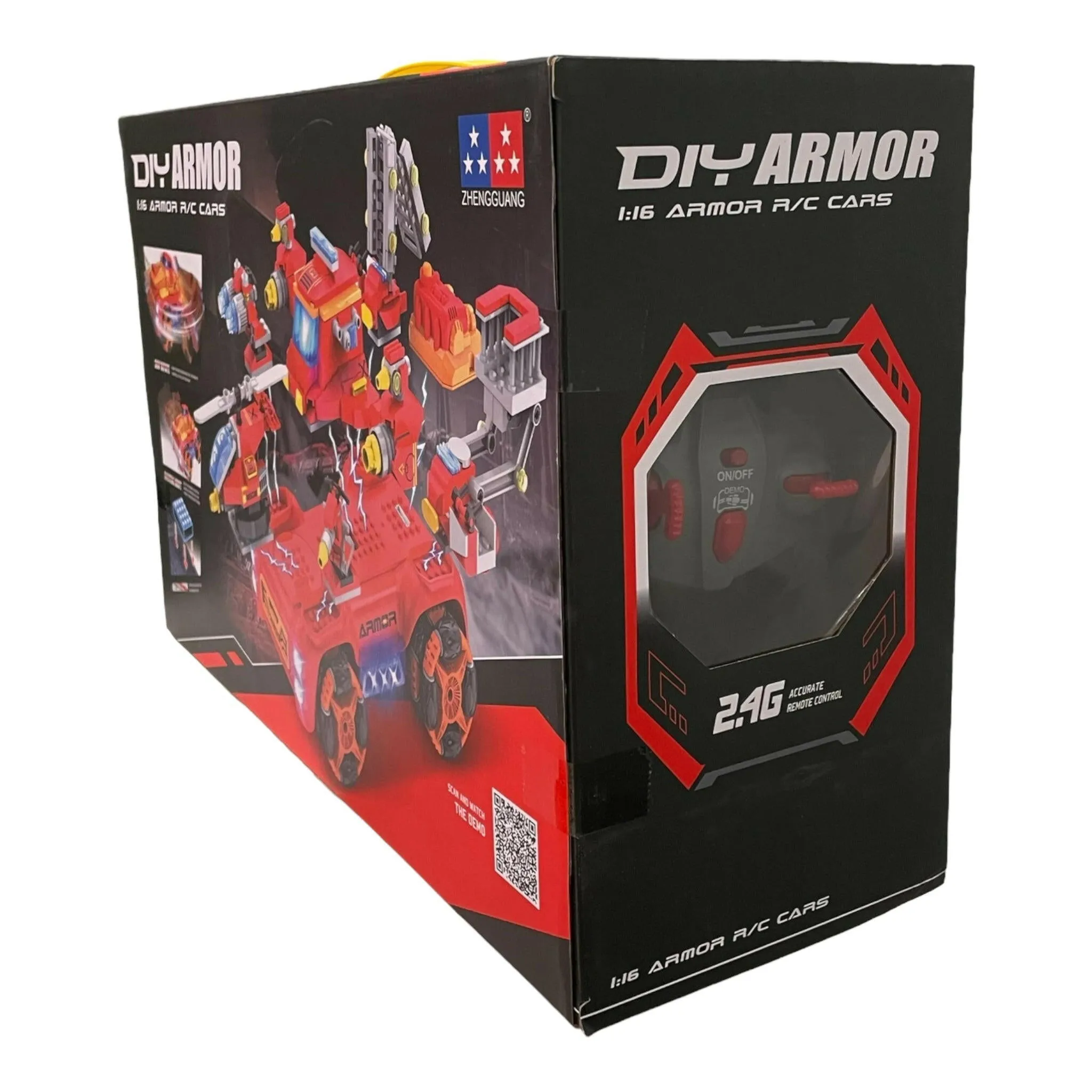 DIY Armor Car Building Set With Remote Control 1:16   Build Robot Car