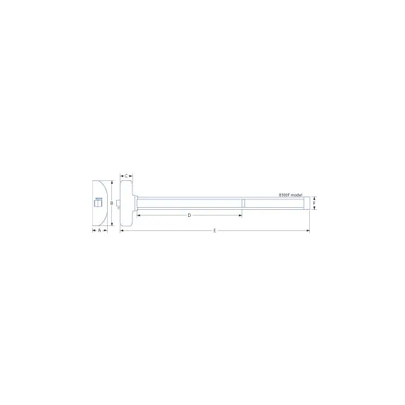 Dorex Commercial Door 8500 Series Exit Device - Grade 2