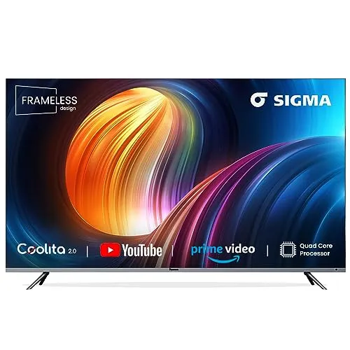 Dyanora Sigma 80 cm (32 Inches) HD Ready Smart LED TV DY-LD32H4S (Black) (2022 Model)