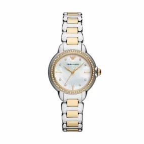 Emporio Armani  Two Tone Analogue Watch AR11524