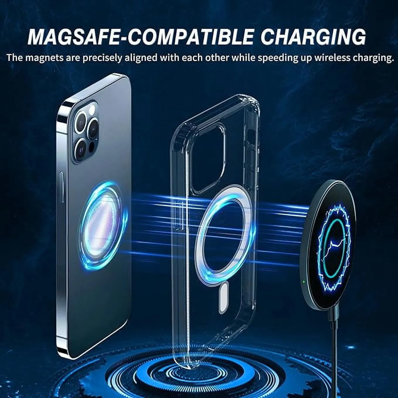 Entronix Apple iPhone XR [Magnetic-Compatible] Crystal Clear Case - Sturdy