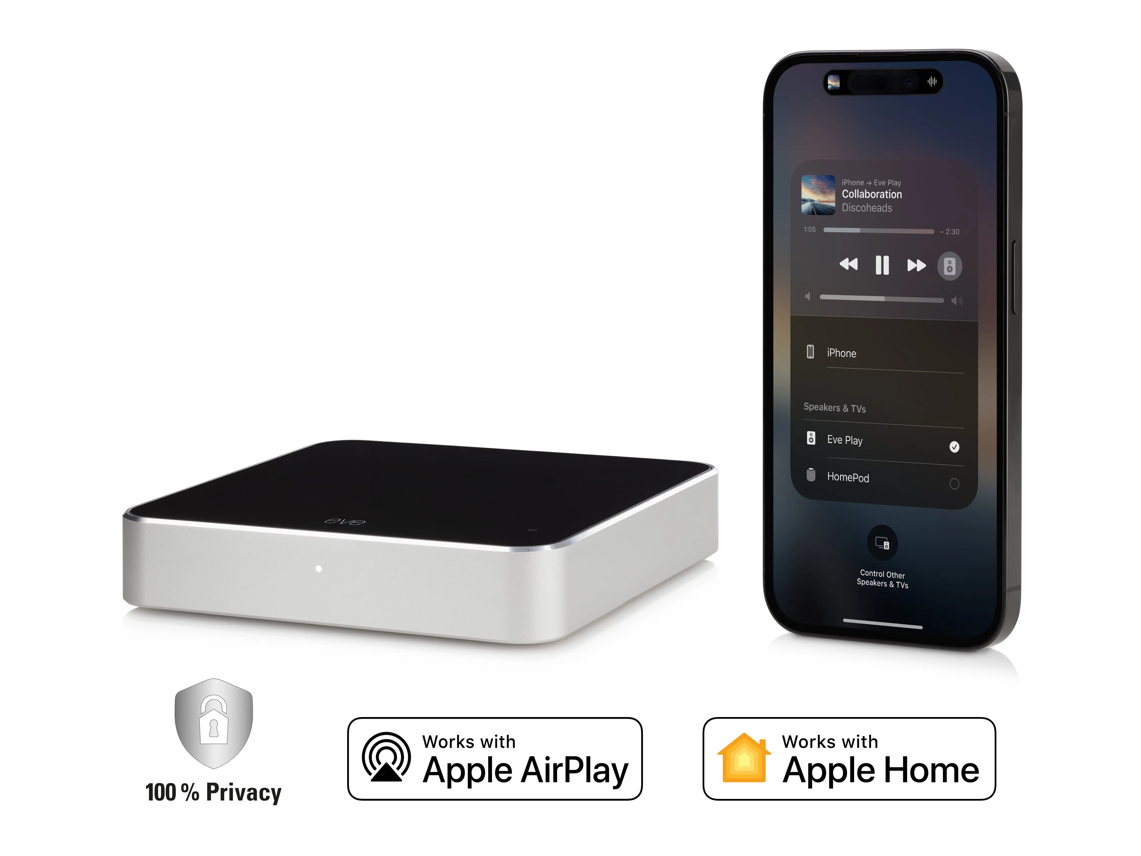 Eve Play Audio Streaming Interface for AirPlay