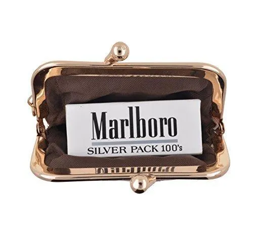 EW342/Waterproof Genuine Eel Skin Cigarette Case and Lighter Holder