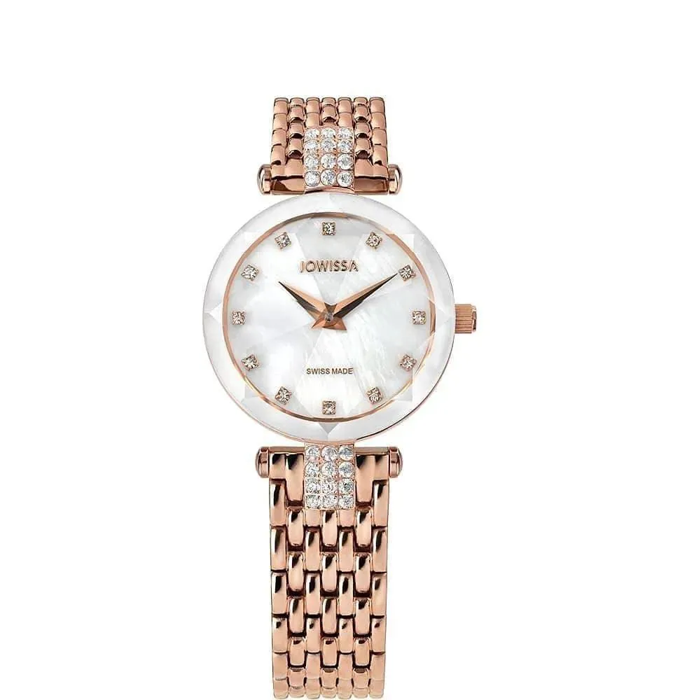 Facet Strass Swiss Ladies Watch J5.635.S