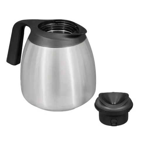 Fetco D055 1.9 L Insulated Vacuum Server w/ BrewThru Lid, Stainless