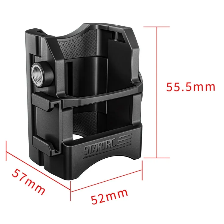 For DJI OSMO Pocket 3 STARTRC Multifunctional Fixed Mount Expansion Adapter Bracket (Black)