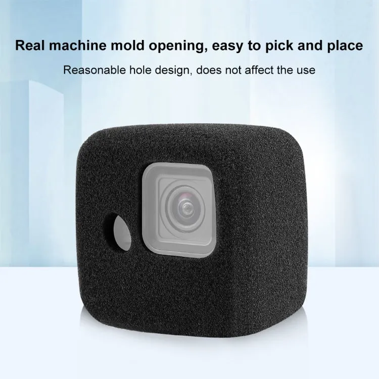 For GoPro Hero11 Black Mini PULUZ High Density Foam Windshield(Black)