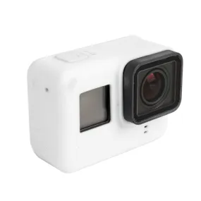 For GoPro HERO5 Silicone Housing Protective Case Cover Shell(White)