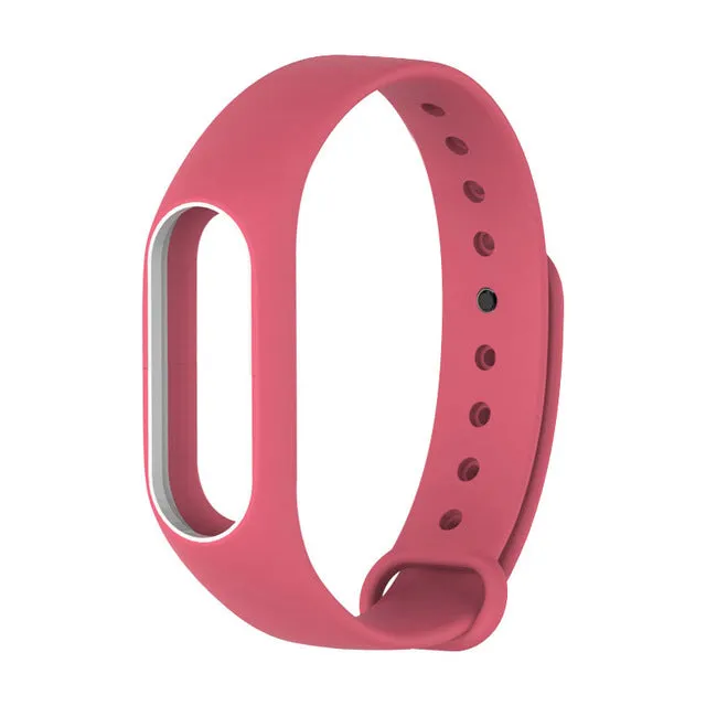 For Xiaomi Mi Band 2 Strap For Mi Band 2 Silicone Bracelet Replacement Wristband Smart Band Accessories Colorful wrist Strap