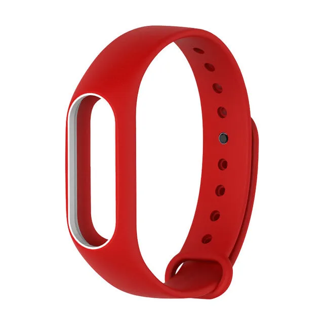 For Xiaomi Mi Band 2 Strap For Mi Band 2 Silicone Bracelet Replacement Wristband Smart Band Accessories Colorful wrist Strap