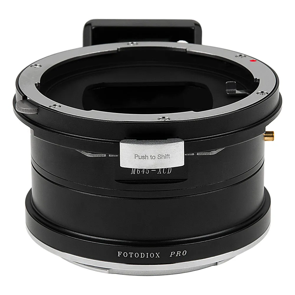 Fotodiox Pro Lens Mount Shift Adapter - Compatible With Mamiya 645 (M645) Mount Lens to Hasselblad X-System (XCD) Mount Mirrorless Camera Body