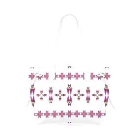 Four Directions Lodge Flurry Clover Canvas Tote Bag