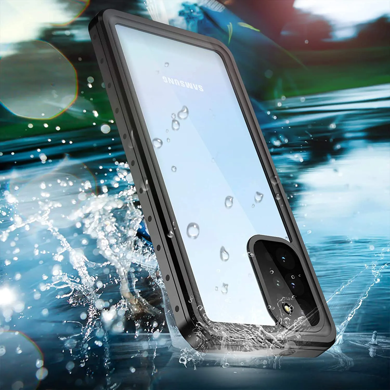 Galaxy S20 Plus Waterproof Case | Built-in Screen Protector Fingerprint Unlock