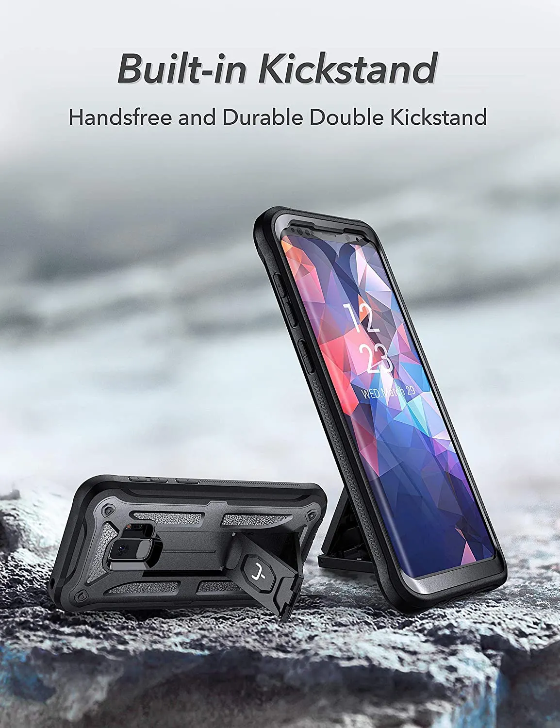 Galaxy S9 Kickstand Case | Heavy Duty Protection Kickstand for S9