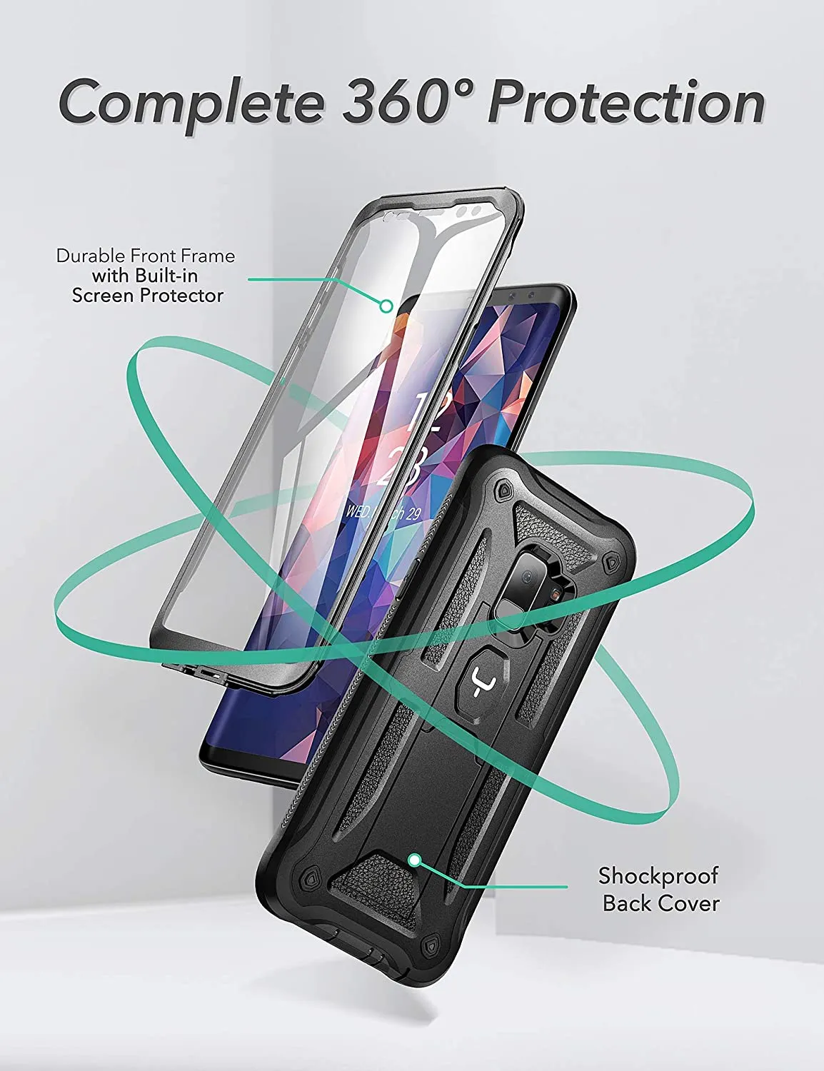 Galaxy S9 Kickstand Case | Heavy Duty Protection Kickstand for S9