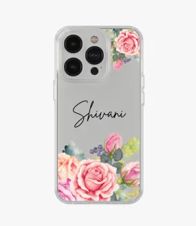 Gardenia Grace Custom Name Silicone Case