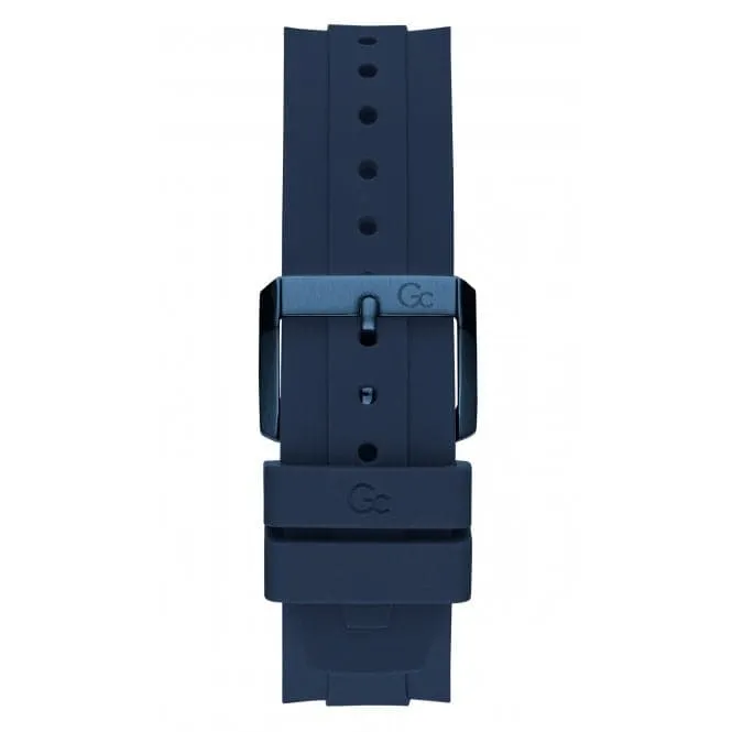 Gents Coussin Shape Blue Gun-Metal Watch Y99004G5MF