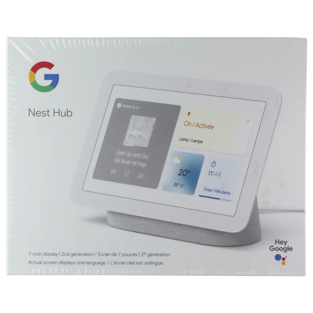 Google Nest Hub 2nd Gen Smart Home Speaker and 7-inch Display (GA01331-CA)