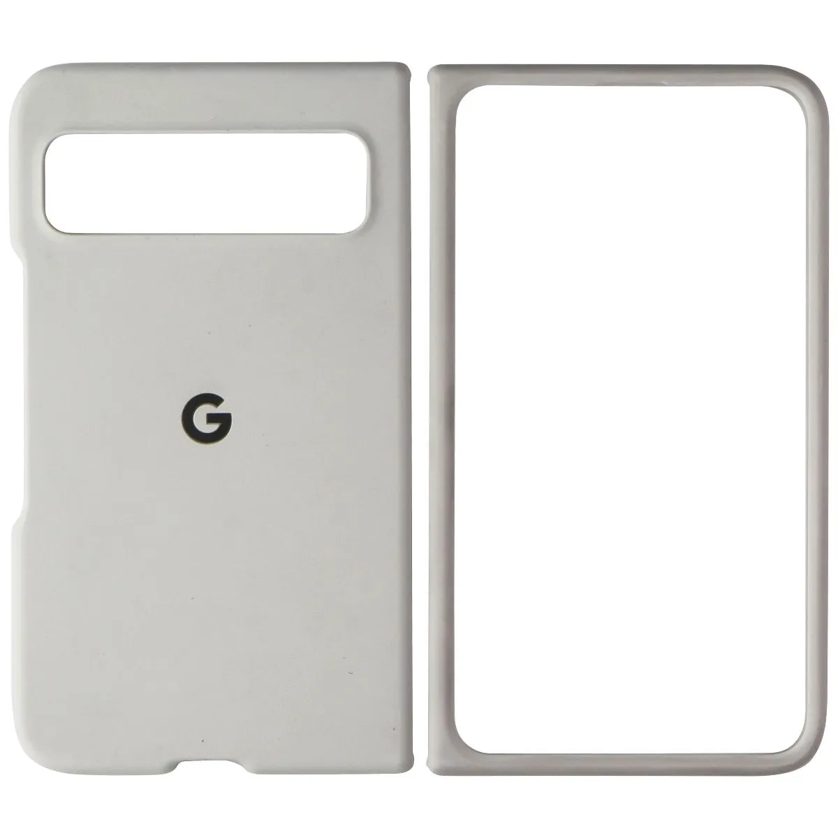 Google Pixel Fold Case - Shock-Absorbing Silicone  - Porcelain