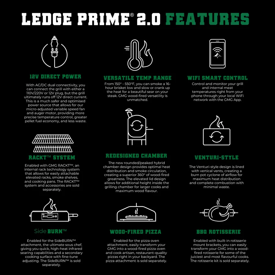 Green Mountain Grills Ledge Prime 2.0 WiFi Grill