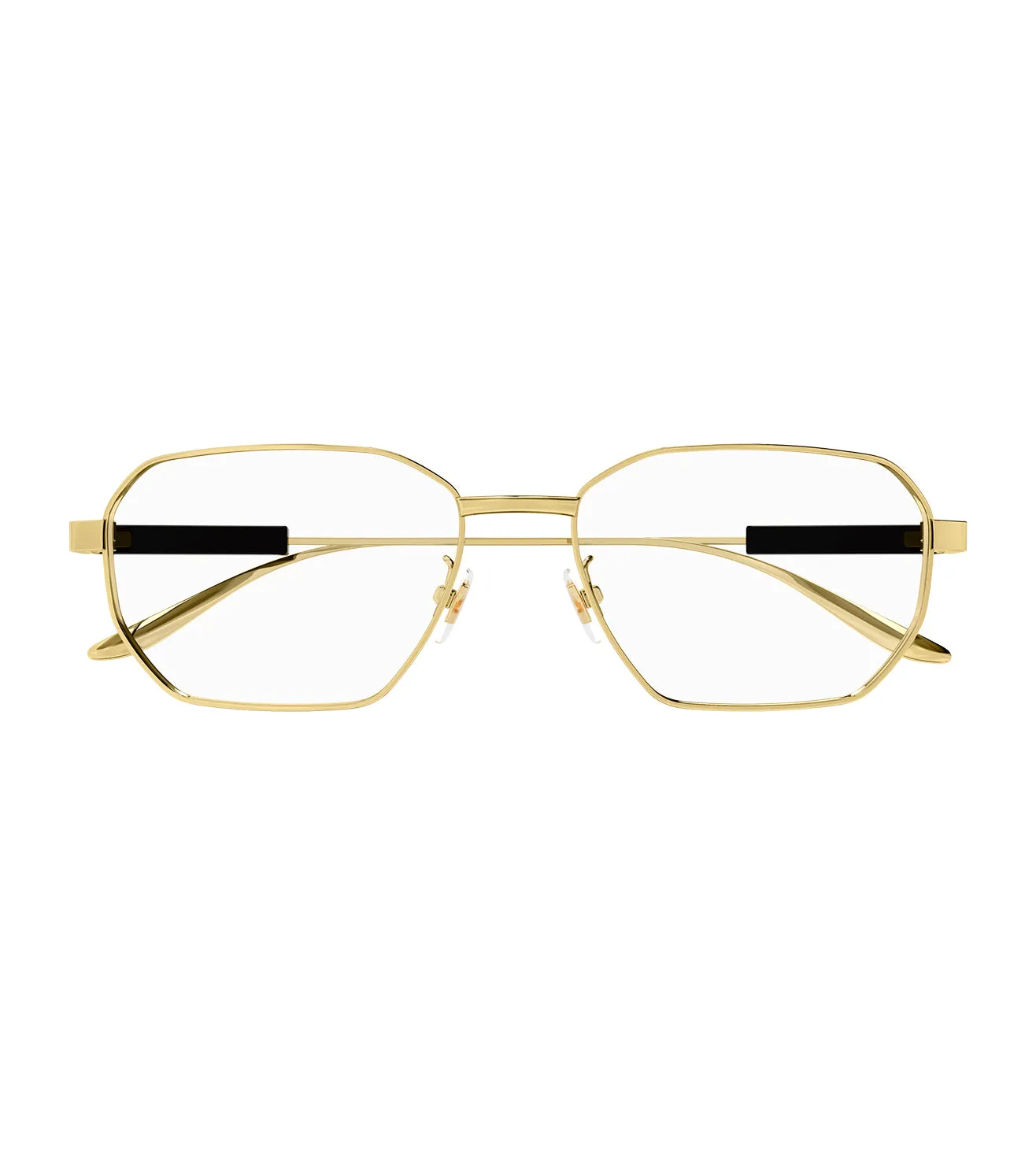 Gucci Men's Gold Geometric Optical Frame