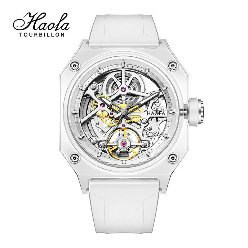 HAOFA 2208 Color Crystal Automatic Watch Power 72 Hours